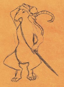 Rottahahmo eläinfantasia-ajatuksella