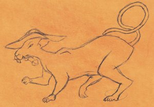 Rottahahmo eläinfantasia-ajatuksella