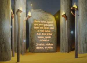 Kiveen hakattu arvoitus