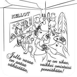 Päästäiskuva: Jolla varaa on antaa...